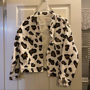 cheetah denim sunset&spring jacket